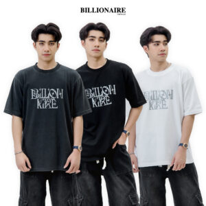 เสื้อOversized สตาร์บิลเลี่ยนแนร์ สกรีนนูนCotton Comb.20-30